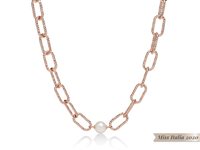 Collana Miluna Donna Miss Italia 2020 in Argento Perla PCL6070R - PCL6070R